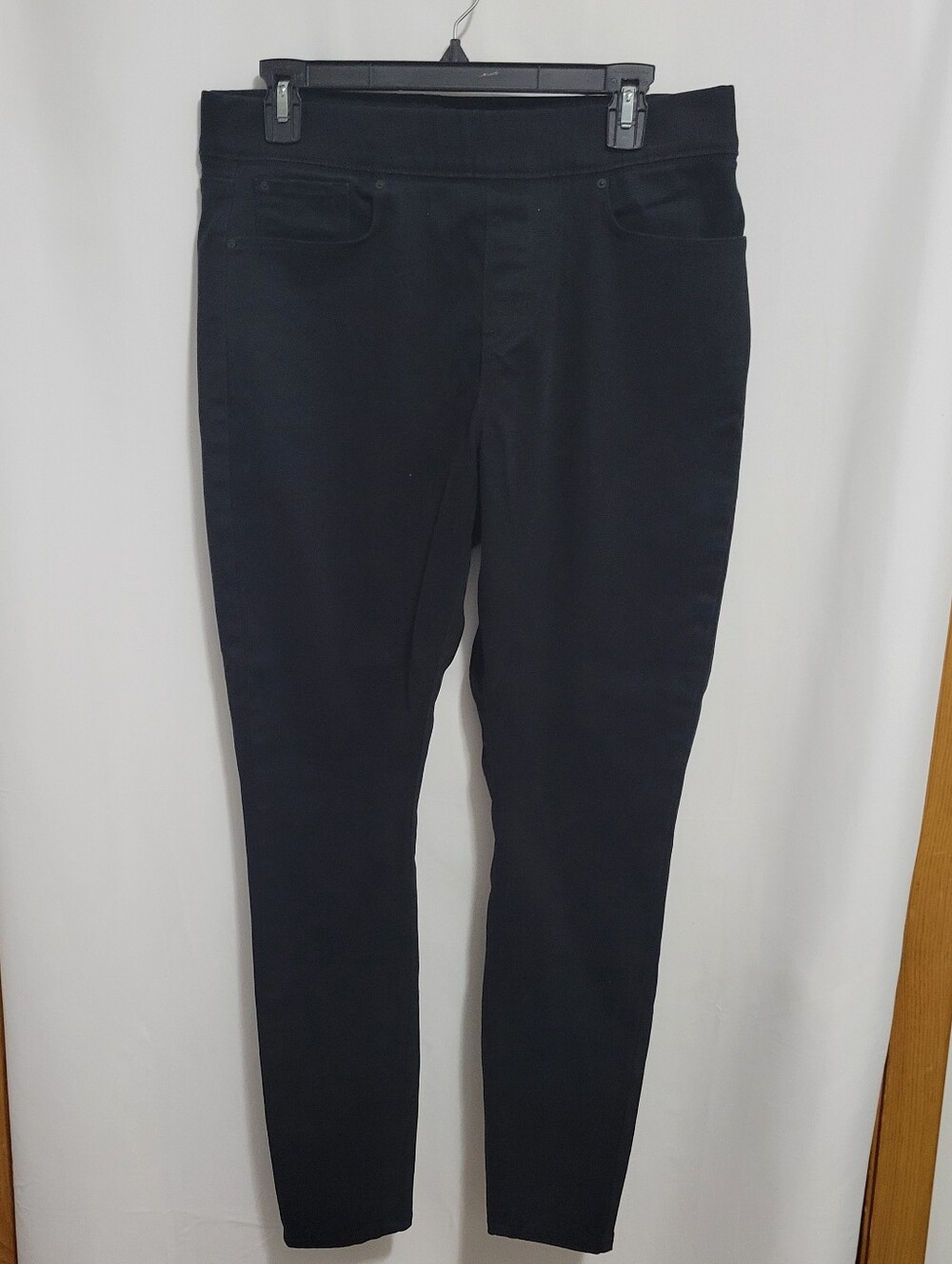 Signature by Levi Strauss Pull-On Super Skinny Black Jeans, Size 14